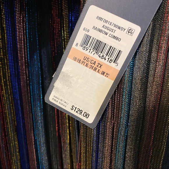 NWT RACHEL ROY RAINBOW DRESS - Picture 4 of 7